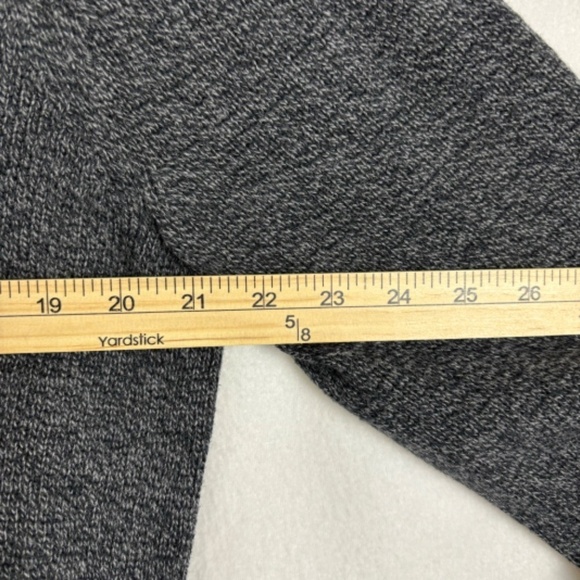 Croft & Barrow 1/4 zip Sweater blend of Gray Size L TALL - Picture 6 of 8